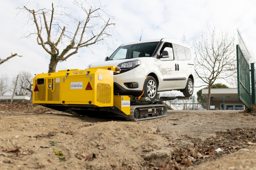 Module Transport Rupsband Radiogestuurde takeluitrusting op rupsbanden - Thomas Cargo Solutions